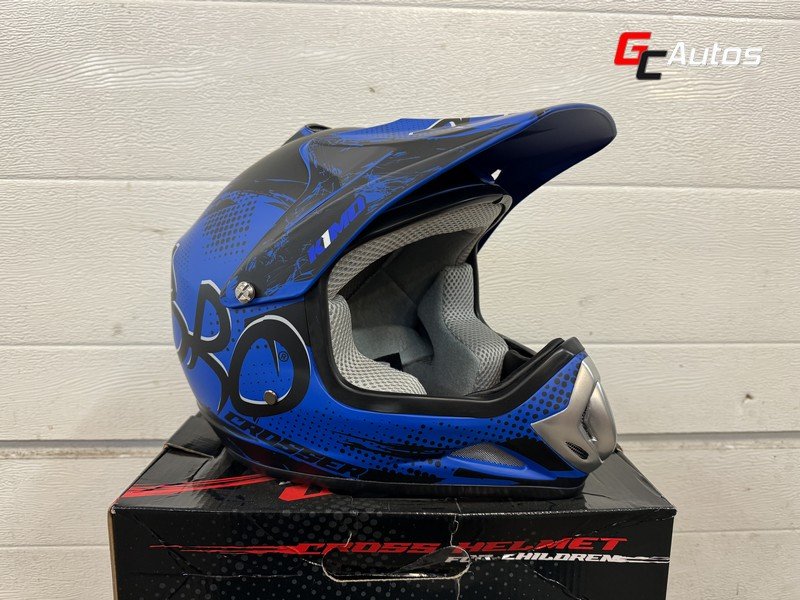 CASQUE ENFANT GPX HOMOLOGUÉ ECER 22-05 BLEU