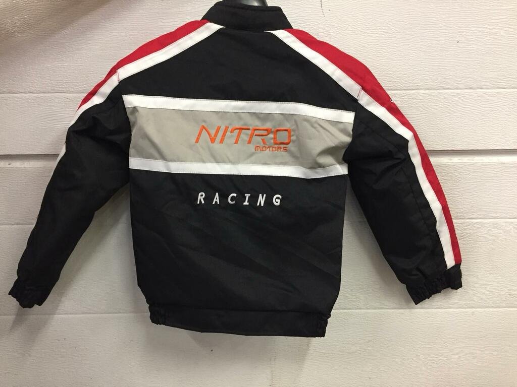 Nitro Blouson Veste Moto pour Enfant Racing Team rouge