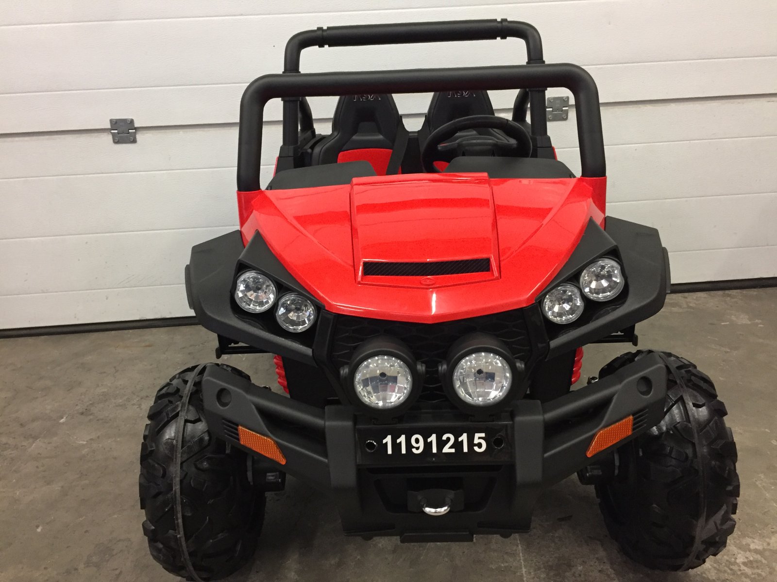 Buggy électrique V-TWIN 4×4 (2 places) - rouge