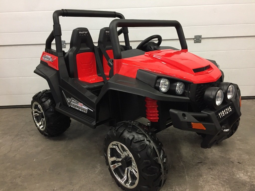 Buggy électrique V-TWIN 4×4 (2 places) - rouge