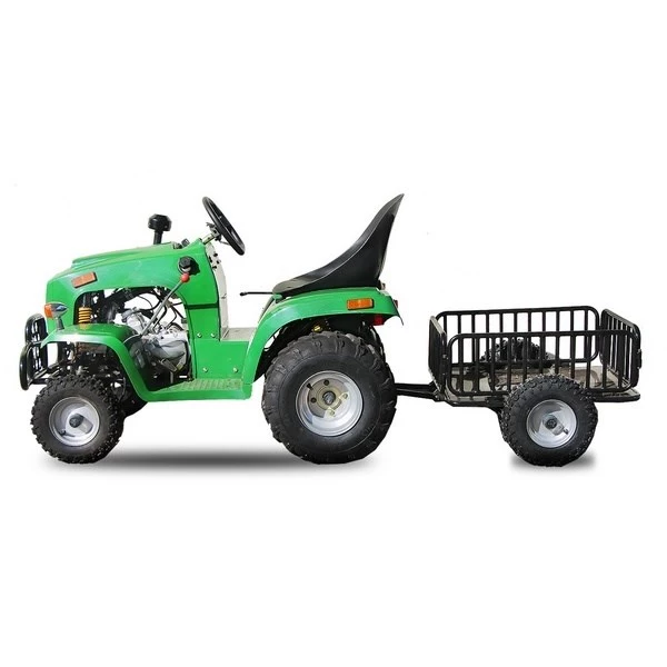 Tracteur 110 cc automatique + remorque - vert