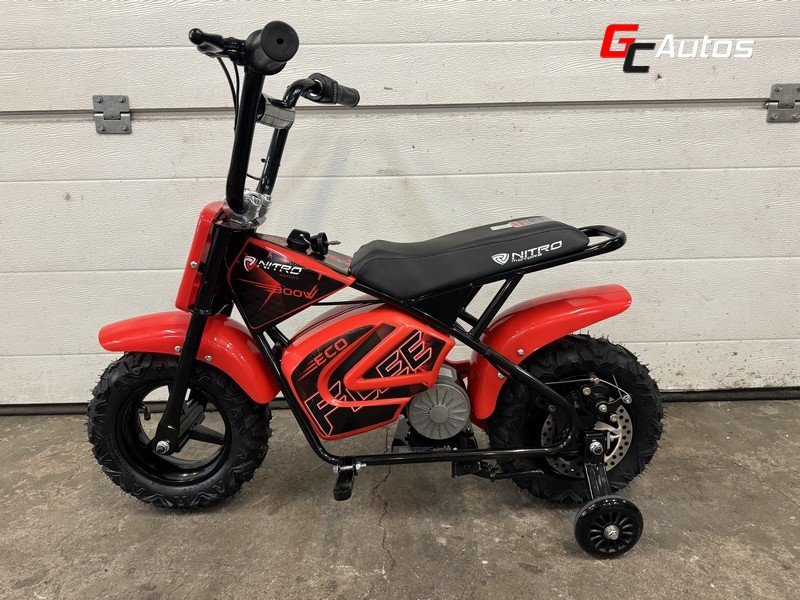 Moto électrique avec roues stabilisatrices Flee 300W 24V orange