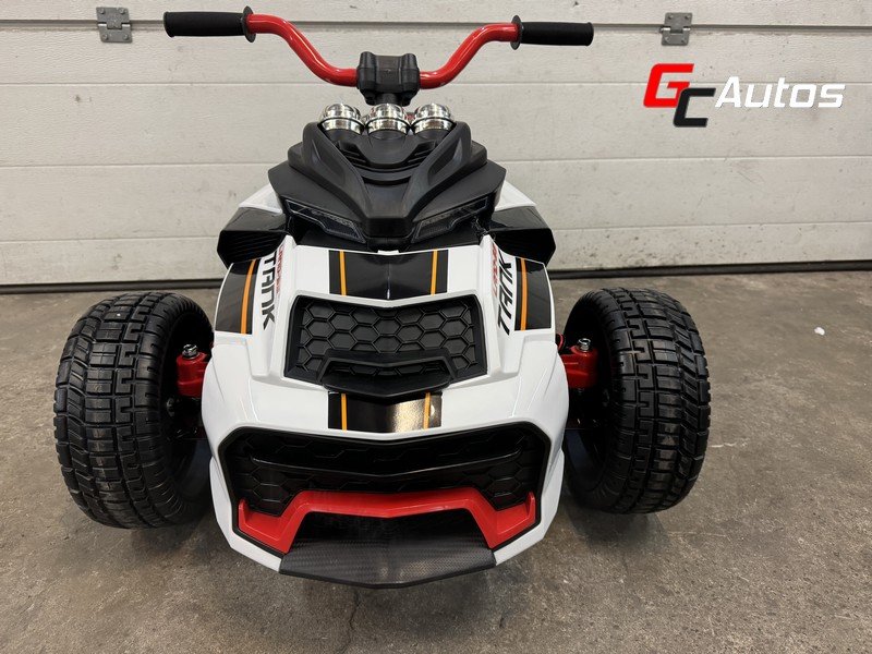 Moto électriques trike spyder 12V - 2 X 35W - blanc