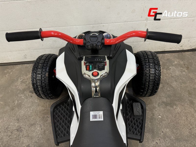 Moto électriques trike spyder 12V - 2 X 35W - blanc