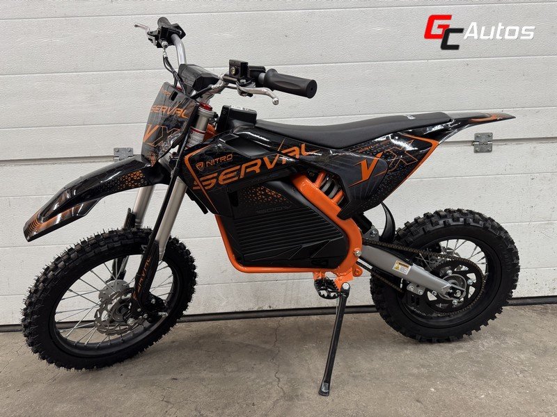 Moto electrique Serval 1600W - 14/12 48V-15AH LITHIUM (dès 9 ans) - orange
