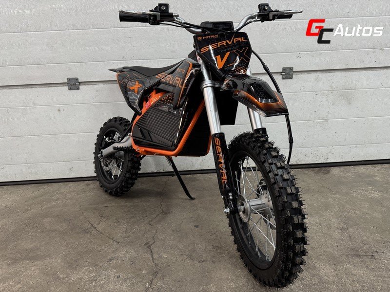 Moto electrique Serval 1600W - 14/12 48V-15AH LITHIUM (dès 9 ans) - orange