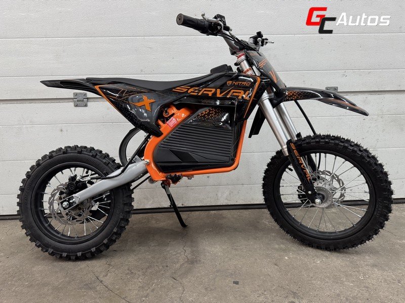 Moto electrique Serval 1600W - 14/12 48V-15AH LITHIUM (dès 9 ans) - orange