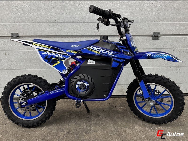 Moto électrique Jackal 1000W - 36V 10/10 (4/8ans) - bleu