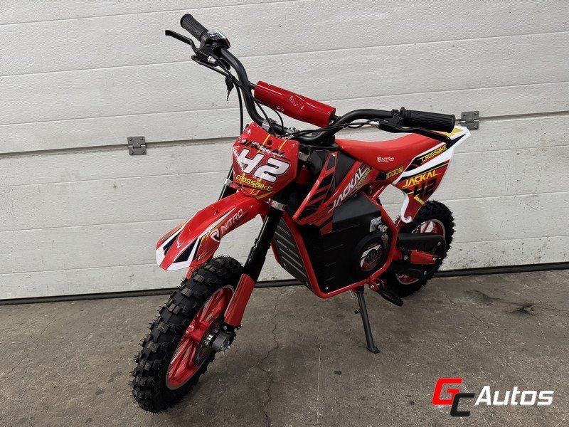 Moto électrique Jackal 1000W - 36V 10/10 (4/8ans) - rouge