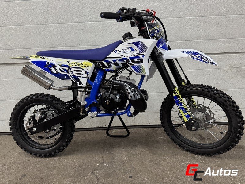 Dirt bike NRG 50 cc 14/12 luxe (Dès 8 ans) - bleu