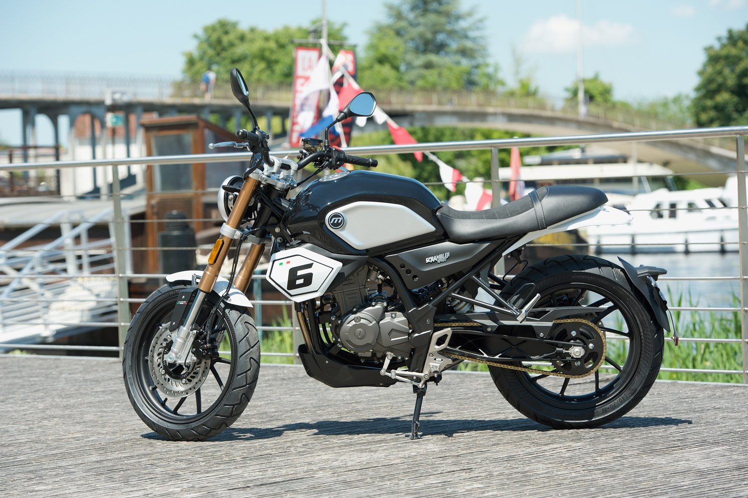 Moto Masai SCRAMBLER SPORT 125 - noir
