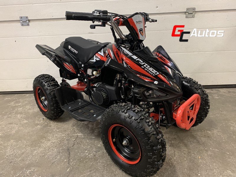  Quad python 49cc e-start (de 4 a 6 ans)  - rouge