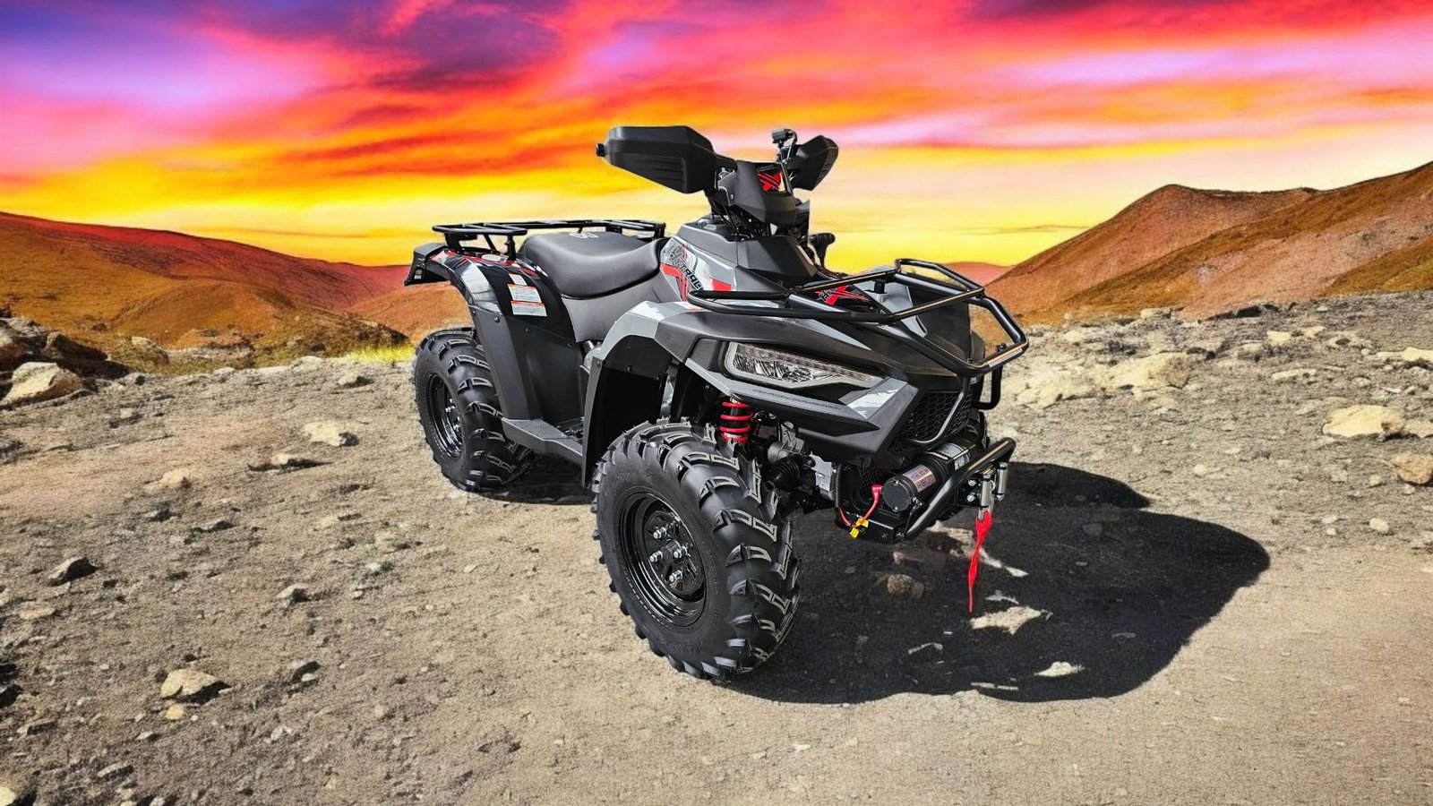 Quad Hytrack HY500 X EPS 4x4  - noir
