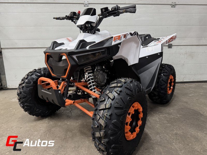 Quad Nitro Hulk 125cc 8 pouces automatique (10 ans et +) - blanc