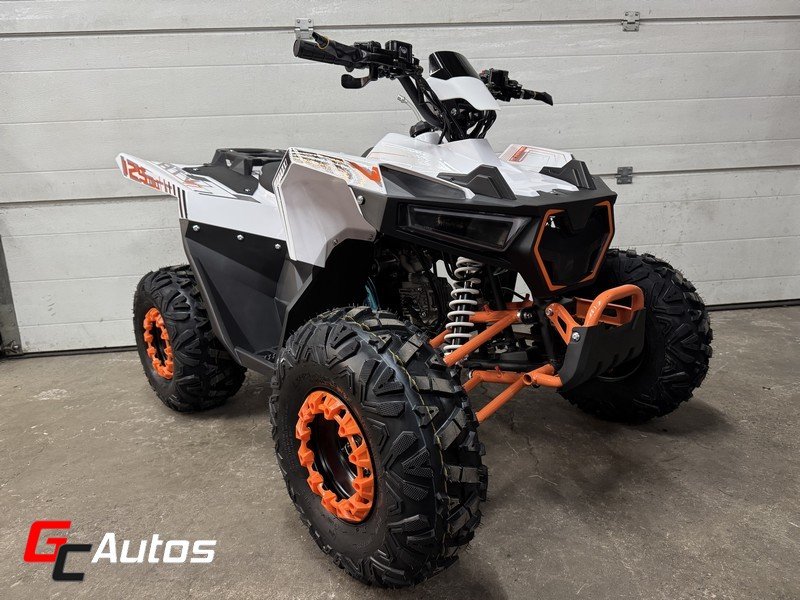 Quad Nitro Hulk 125cc 8 pouces automatique (10 ans et +) - blanc