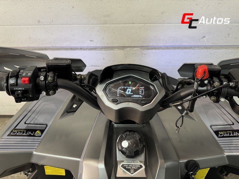 Quad Nitro Hulk 125cc 8 pouces automatique (10ans et +) - gris