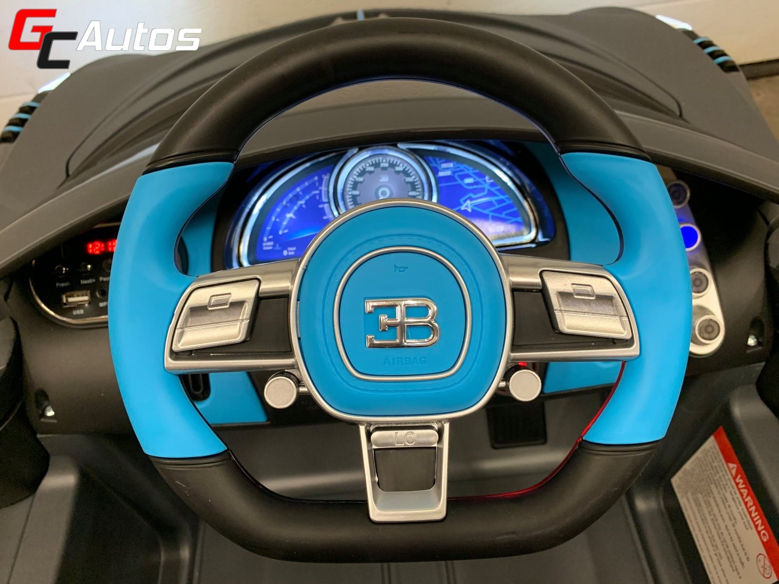 Voiture électrique Bugatti Divo - gris