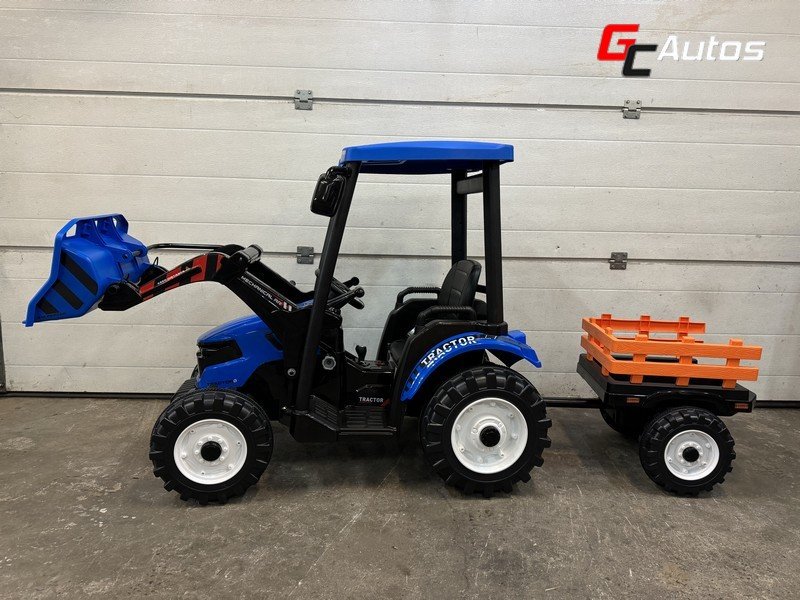 Tracteur électrique 2 x 200W + remorque - bleu