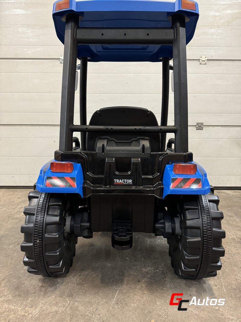 Tracteur électrique 2 x 200W + remorque - bleu