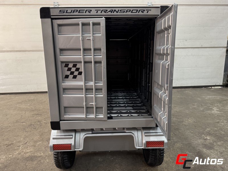 Camion électrique porte container 4x35w (10 mois /5 ans)  - blanc