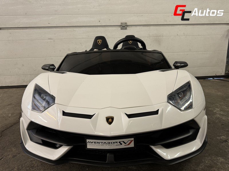 Voiture électrique Lamborghini Aventador 24V (2 places) - blanc