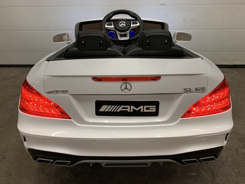 Voiture électrique Mercedes SL65 AMG - blanc