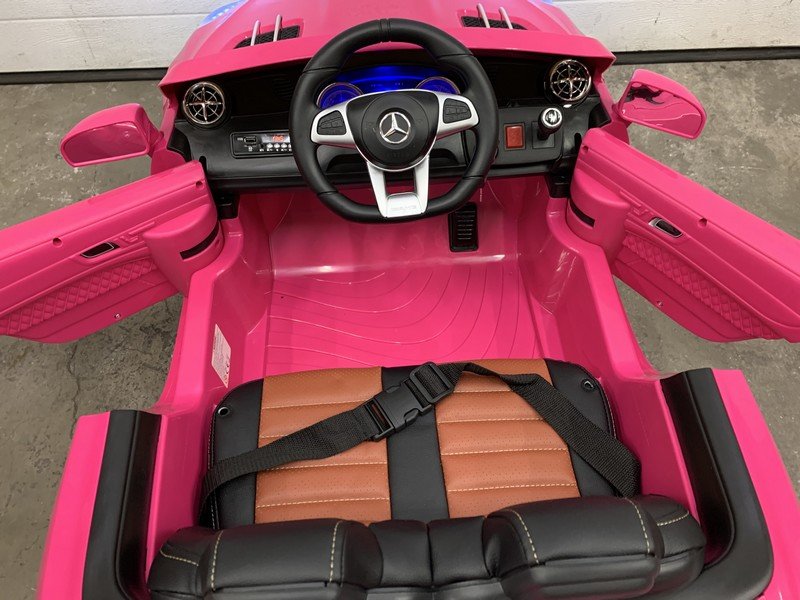 Voiture électrique Mercedes SL65 AMG - rose
