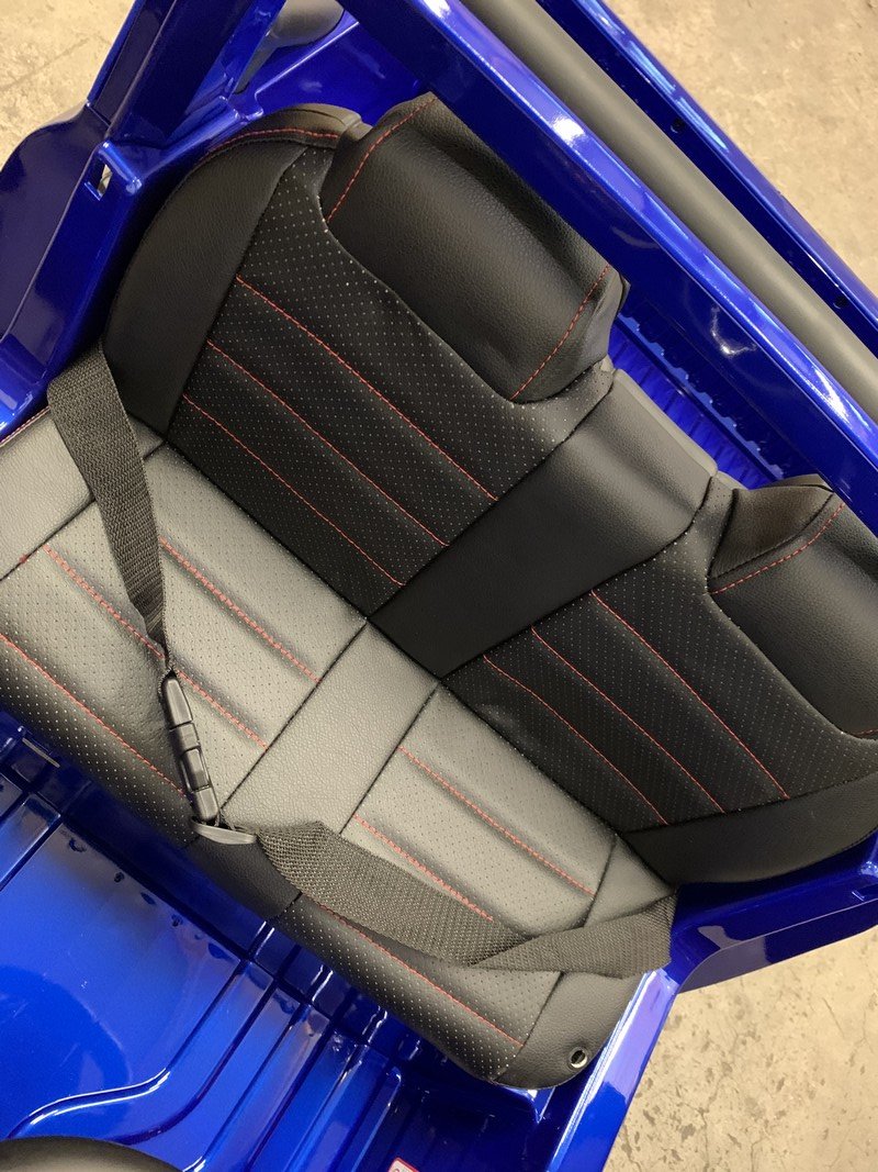 Voiture électrique Mercedes X classe 4x4 avec écran MP4 (2 places) - bleu